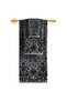 3-Piece Luxury Towel Set, 100% Cotton Jacquard Soft Absorbent Quick-Dry Bath Towel Set, Cherx, Mati̇lda Yarn Dyed 3-Piece Towel Set Anthracite