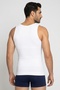 White Men's Corset Shapewear Athlete's Belly and Chest Enhancer Upright Posture Tightener Fit - 6
