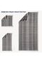 3-Piece Luxury Towel Set, 100% Cotton Jacquard Soft Absorbent Quick-Dry Bath Towel Set, Cherx, Zyon Yarn Dyed 3-Piece Towel Set Stone - 3