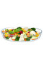 Novara Small Size Round Grilled Glass Oven Container - Single - 6
