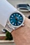 Men's Wristwatch with Blue Dial and Gray Color Strap Same as Pictured - 2
