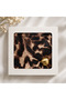 Azure Gold Metal Brooch Patterned Satin Adjustable Neck Scarf |   Stylish Women's Scarf Accessory - 4
