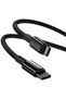 Cablu de date USB tip C - USB tip C, 100W, 1m, Negru - 5
