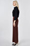 Basic Comfortable Cut Pants Chocolate - 3