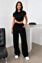 Women's Sweatpants 2-Pack - Black - Gray - Waist-Tied, Suitable for Daily Use, Comfortable Fit, Washable Fabric - 5