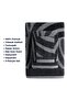 3-Piece Luxury Towel Set, 100% Cotton Jacquard Soft Absorbent Quick-Dry Bath Towel Set, Cherx, Pluma Yarn Dyed 3-Piece Towel Set Anthracite - 5