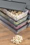 1101 12-Pack Refrigerator Organizer with Labels, Freezer Storage Container Suitable for Microwave and Deep Freezer - 2Lt - 5