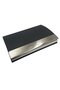 Faux Leather Inside Velvet Covered Metal Magnet Card Holder Business Card Holder Flyon-722