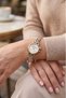 Roman Numeral Heart Charm Women's Wristwatch Gold Silver Color Pl-1601B3X - 2