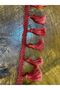 Terracotta Color FRINGED Tasseled Bag CLOTHING ACCESSORY WIDTH 5 CM (1 METER)