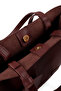 Bordo Shk262 Faux Leather Snap Fastener Large Single Compartment Wallet Hand, Arm and Shoulder Bag - 7