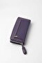 Genuine Leather Women's Wallet-Portfolio 65133-Purple - 7