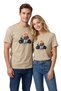Unisex Multi-Colored Street Rider Teddy Bear Printed 100% Cotton Crew Neck T-Shirt