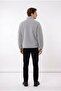 Men's Gray Comfortable Fit Full Zipper Thick Plush Welsoft Fleece Jacket with Front Pockets - 4