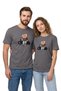 Unisex Multi-Colored Street Rider Teddy Bear Printed 100% Cotton Crew Neck T-Shirt