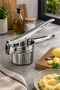 Stainless Steel Potato Masher Large Chamber Potato Masher Puree Maker - 3