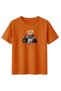 Unisex Multi-Colored Street Rider Teddy Bear Printed 100% Cotton Crew Neck T-Shirt - 2