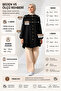 Buttoned Aerobin Fabric Cuff Elastic Tunic Shirt - 2