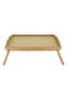 Saif Gallery wooden tofa, 50x30x24 cm, with legs - beige