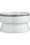 Al Saif Gallery Porcelain Serving Bowl, 15x15x9.3 cm, Round, Base - White Blue - 2