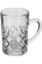 Saif Gallery Bialat Max Glass Tea Set, 6 Pieces, Glass Handle - Transparent - 2
