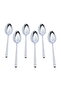 Sola SteelAl Saif Gallery Cutlery Set, 6 Pieces, Striped - Silver - 4