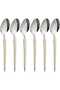 Al Saif Gallery Steel Tea Spoons Set, 6 Pieces - Silver - 2