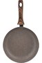 Granite Pan, 22cm, Wooden Handle - Brown - 4