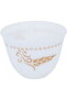ArcopalAl Saif Gallery Arabic coffee cups set, Korean, spike pattern, 12 pieces - white - 3