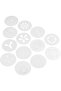 Al Saif Gallery Plastic Cake + Biscuit Decorating Gun, 21 pieces, different shapes - black - 6