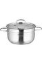 MIROLEX Stainless Steel Cookware Set, 9 Pieces - Silver - 6