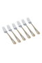Al Saif Gallery Steel Small Fork Set, 6 Pieces - Silver - 2