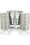 Porcelain Soup Set, 35x25x25 cm, 16 Pieces - White Beige