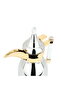 Silver Shahd Dallah With Transparent Handle, 0.35 Litres - 4
