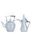 Sulaiman 2 Thermos Set, 2 pieces, inner glass container, outer stainless steel container - Silver - 2
