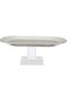 Al Saif Gallery Stainless Steel Serving Stand, 18x8x6.5 cm, Acrylic Base, Rectangular - Transparent Silver - 2