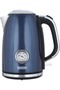 KESS5402A-GS Electric Kettle, 2200-1850W, 1.7L, Temperature Indicator - Navy