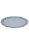 Al Saif Gallery Plastic Serving Topper, 43x31x2.5 cm, Oval, Engraved, Small - White