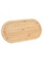 Al Saif Gallery Wooden Oval Sweet Serving Dish, 24 X 12 X 2 Cm - Wooden - 2