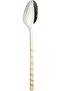 Al Saif Gallery steel cutlery set, 24 pieces - gold silver - 6