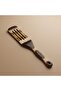 Al Saif Gallery wood spatool, perforated - brown - 2