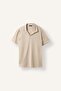 Regular Fit Buttonless Resort Collar Short Sleeve Basic Polo T-Shirt I4054Ax26Au - 6