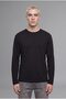 Boxy Fit Crew Neck Cotton Long Sleeve Basic T-Shirt I3710Ax26Au - 3