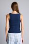 Round Neck Thick Strap Ribbed Basic Undershirt I5670Ax26Au - 5