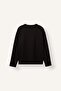 Boxy Fit Crew Neck Cotton Long Sleeve Basic T-Shirt I3710Ax26Au - 8