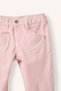 Heart Pocket Detailed Elastic Waist Barrel Fit Gabardine Trousers Baby Girl H9303A526Au - 5