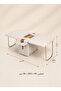 Multifunctional Folding Camping Table with Storage Box 2 in 1 Portable Outdoor Table - 4