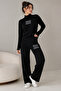 Women's Sporty and Stylish Comfortable Two-Piece Knit Set - 3