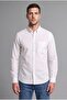 Regular Fit Buttoned Collar Pocket Cotton Long Sleeve Shirt H4773Ax26Au - 3