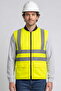 Work Comfort Double Sided Vest Neon Yellow